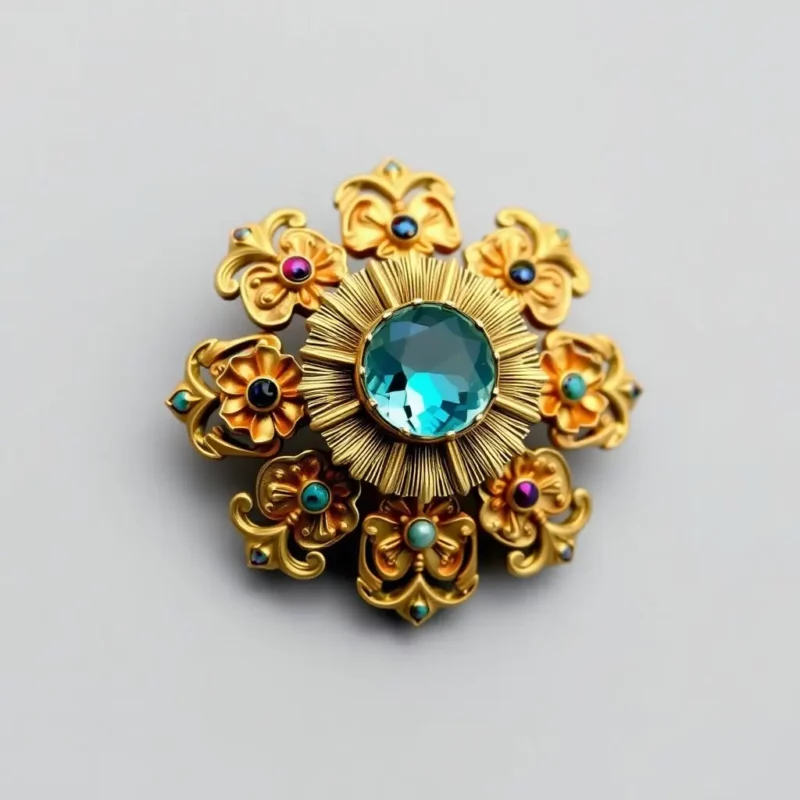 Victorian Gold Brooch